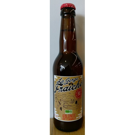 Bière Blonde Bio de La Gorge Fraiche