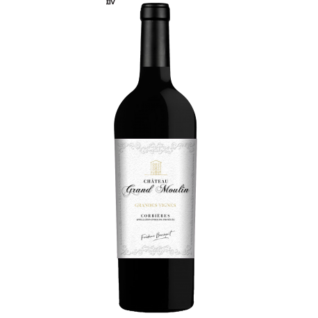 Grandes vignes rouge du Château Grand Moulin